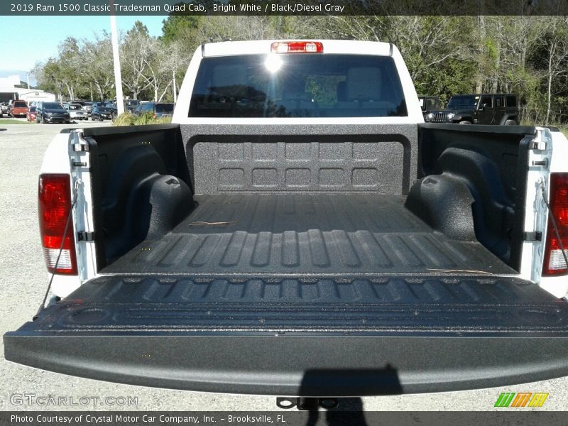 Bright White / Black/Diesel Gray 2019 Ram 1500 Classic Tradesman Quad Cab