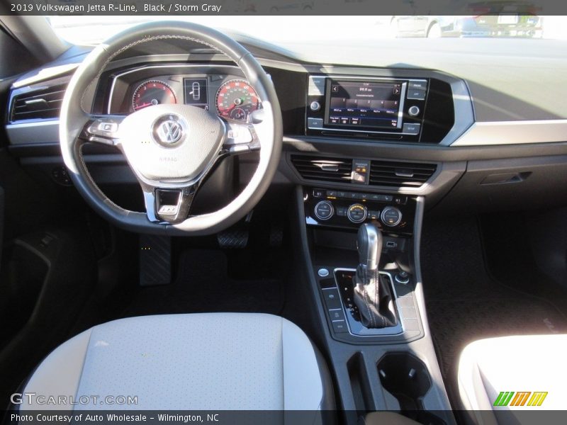 Black / Storm Gray 2019 Volkswagen Jetta R-Line