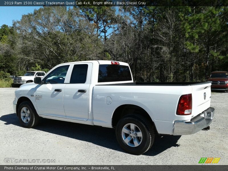 Bright White / Black/Diesel Gray 2019 Ram 1500 Classic Tradesman Quad Cab 4x4