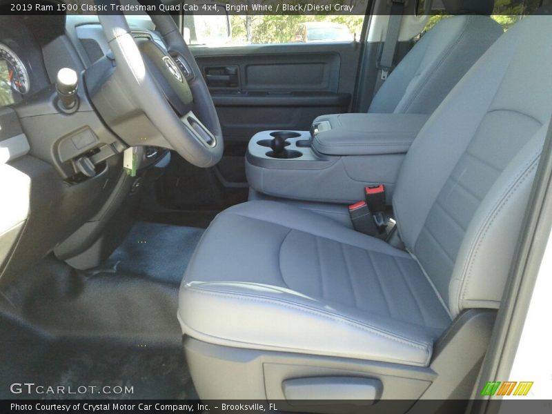 Bright White / Black/Diesel Gray 2019 Ram 1500 Classic Tradesman Quad Cab 4x4