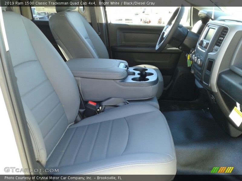 Bright White / Black/Diesel Gray 2019 Ram 1500 Classic Tradesman Quad Cab 4x4