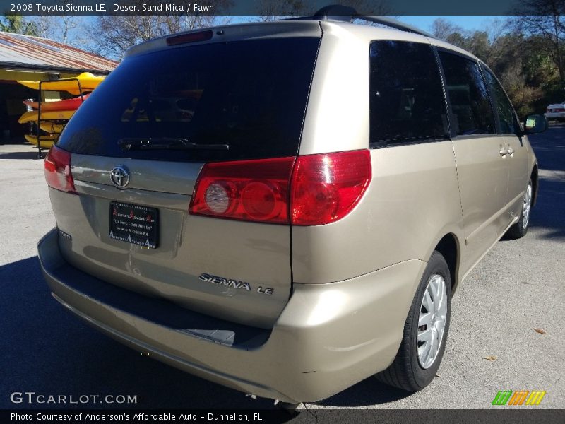 Desert Sand Mica / Fawn 2008 Toyota Sienna LE