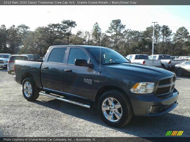 Granite Crystal Metallic / Black/Diesel Gray 2019 Ram 1500 Classic Tradesman Crew Cab 4x4