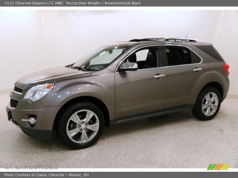 Mocha Steel Metallic / Brownstone/Jet Black 2012 Chevrolet Equinox LTZ AWD
