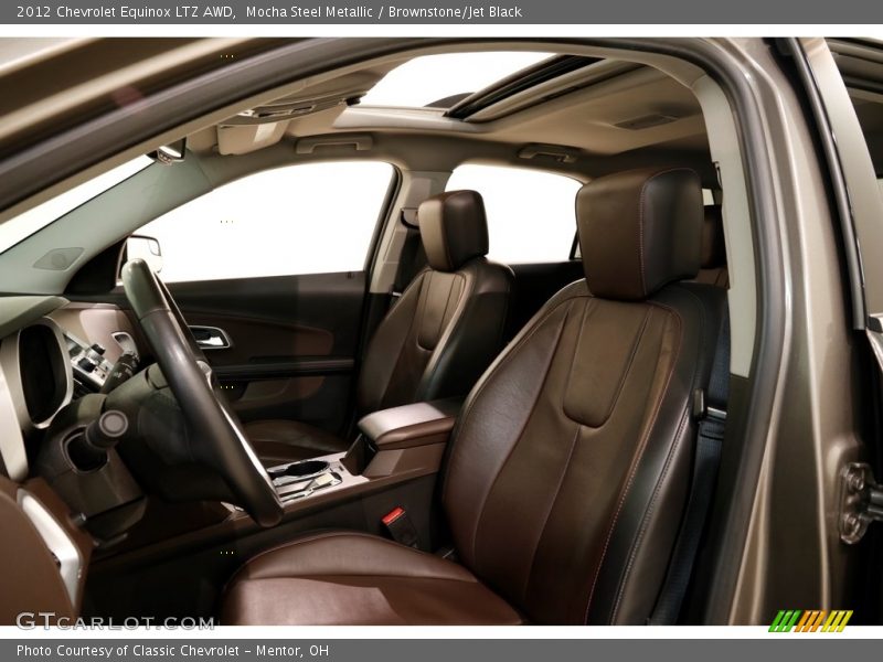 Mocha Steel Metallic / Brownstone/Jet Black 2012 Chevrolet Equinox LTZ AWD