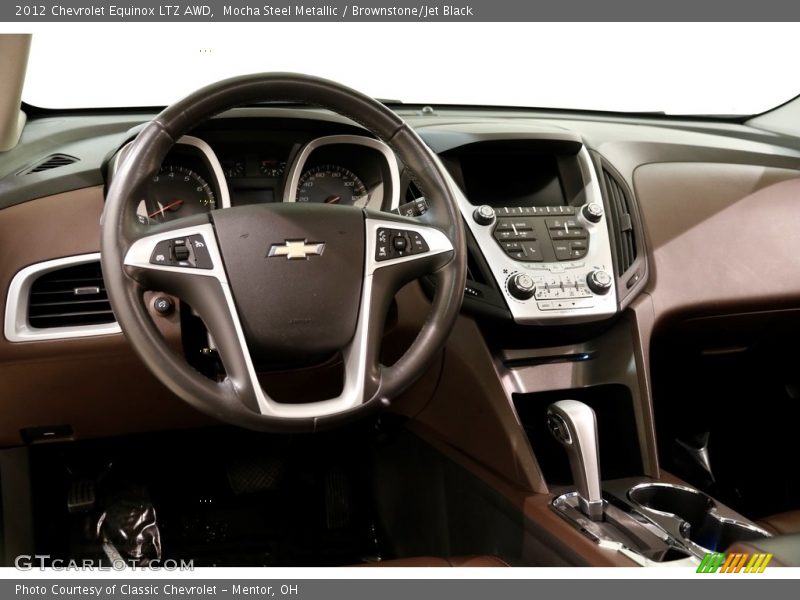 Mocha Steel Metallic / Brownstone/Jet Black 2012 Chevrolet Equinox LTZ AWD