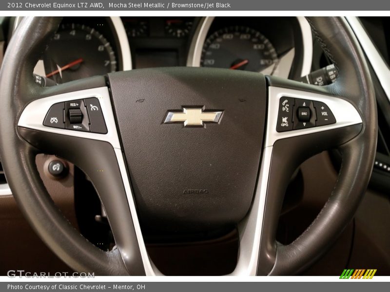 Mocha Steel Metallic / Brownstone/Jet Black 2012 Chevrolet Equinox LTZ AWD