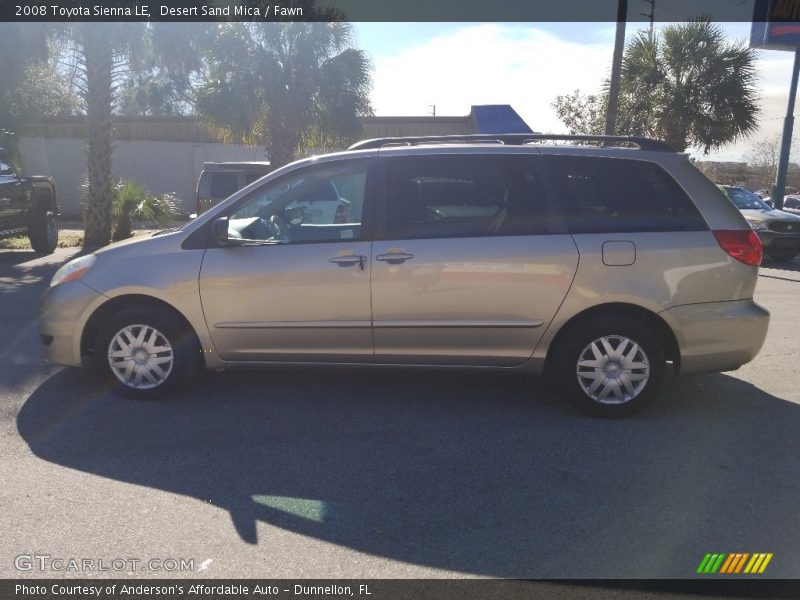 Desert Sand Mica / Fawn 2008 Toyota Sienna LE