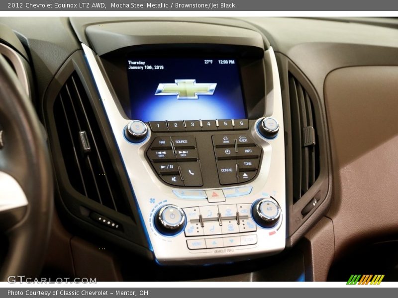 Mocha Steel Metallic / Brownstone/Jet Black 2012 Chevrolet Equinox LTZ AWD