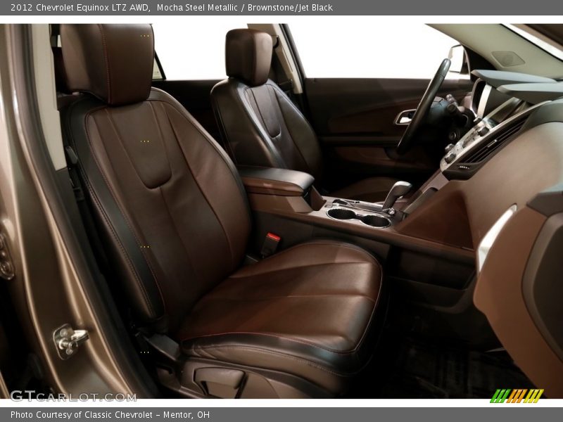 Mocha Steel Metallic / Brownstone/Jet Black 2012 Chevrolet Equinox LTZ AWD