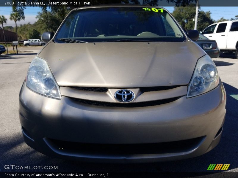 Desert Sand Mica / Fawn 2008 Toyota Sienna LE