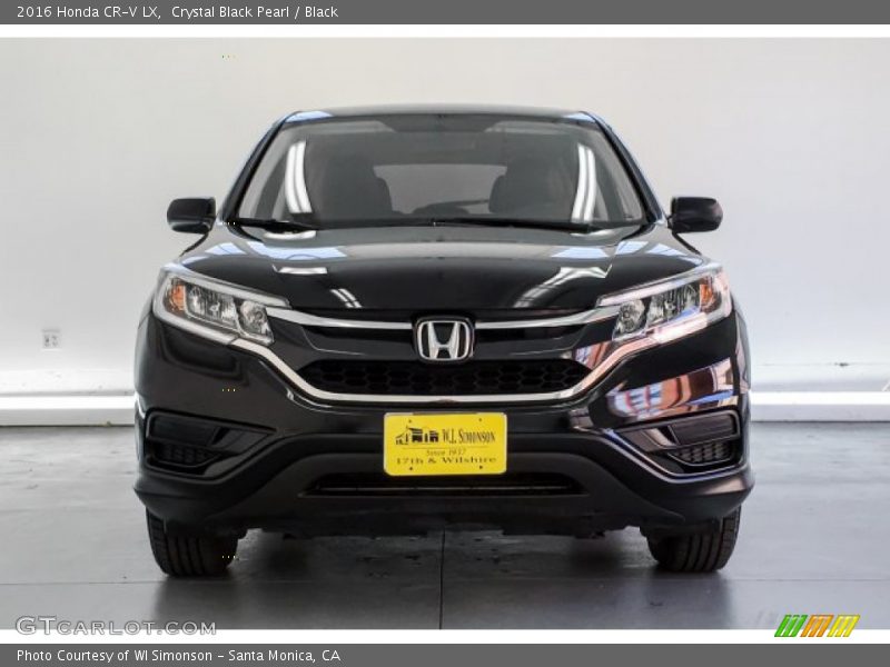 Crystal Black Pearl / Black 2016 Honda CR-V LX