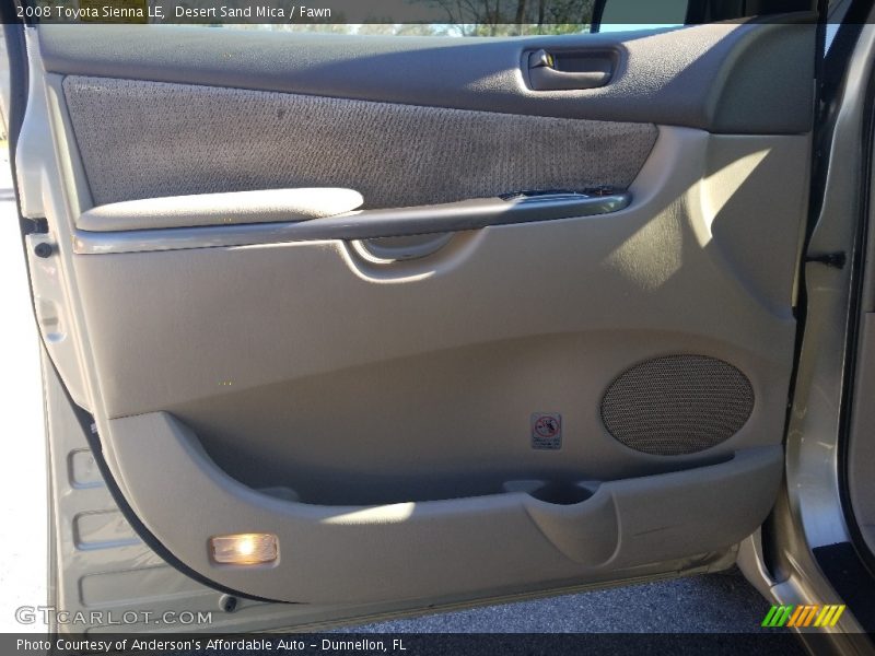Desert Sand Mica / Fawn 2008 Toyota Sienna LE