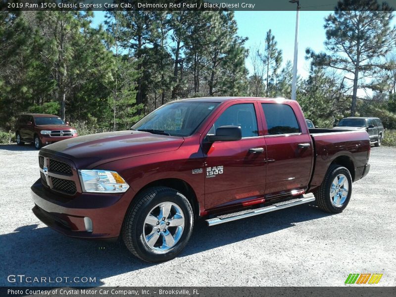Delmonico Red Pearl / Black/Diesel Gray 2019 Ram 1500 Classic Express Crew Cab
