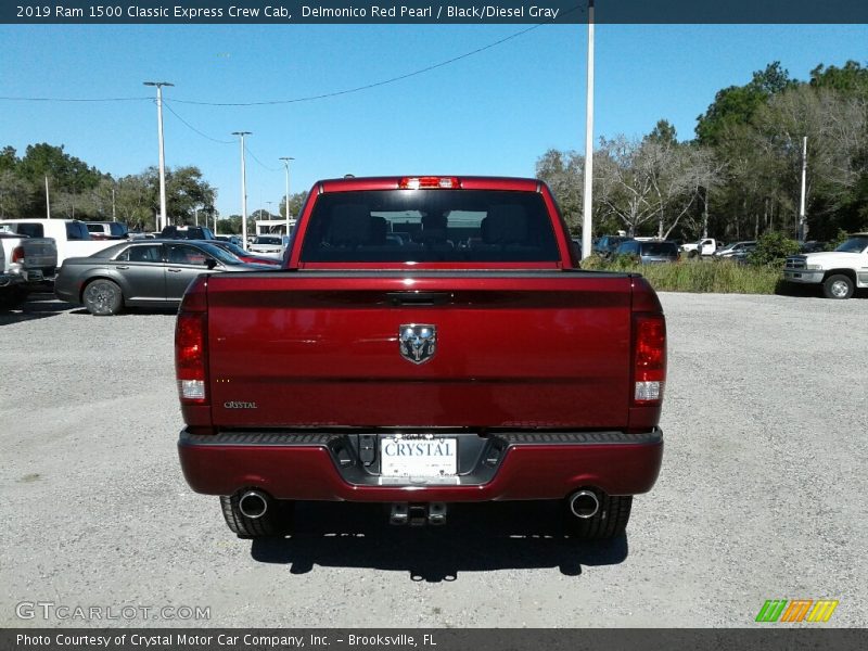 Delmonico Red Pearl / Black/Diesel Gray 2019 Ram 1500 Classic Express Crew Cab