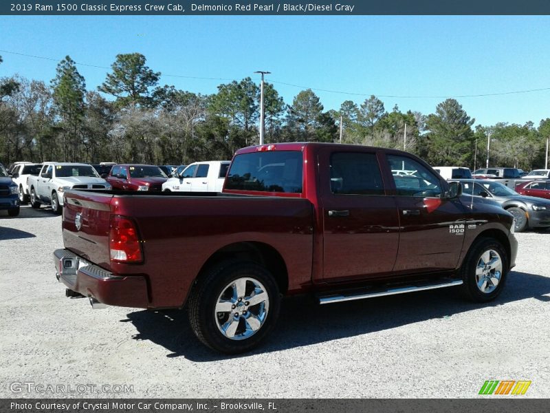 Delmonico Red Pearl / Black/Diesel Gray 2019 Ram 1500 Classic Express Crew Cab