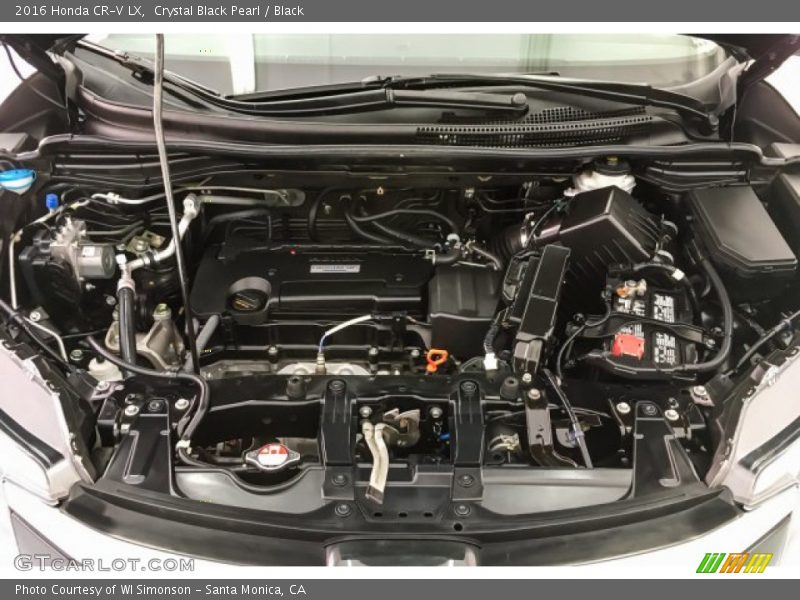 Crystal Black Pearl / Black 2016 Honda CR-V LX