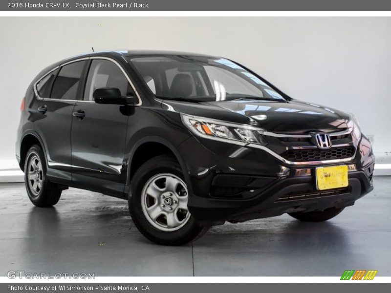 Crystal Black Pearl / Black 2016 Honda CR-V LX