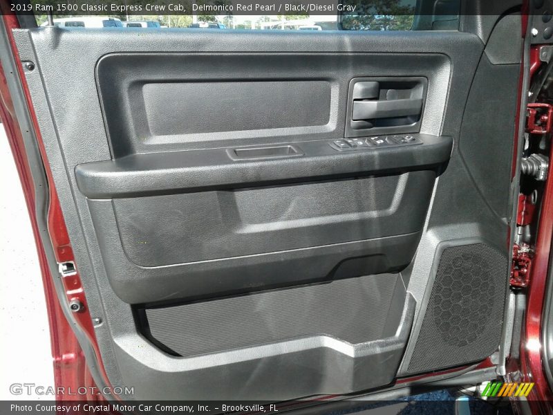 Delmonico Red Pearl / Black/Diesel Gray 2019 Ram 1500 Classic Express Crew Cab