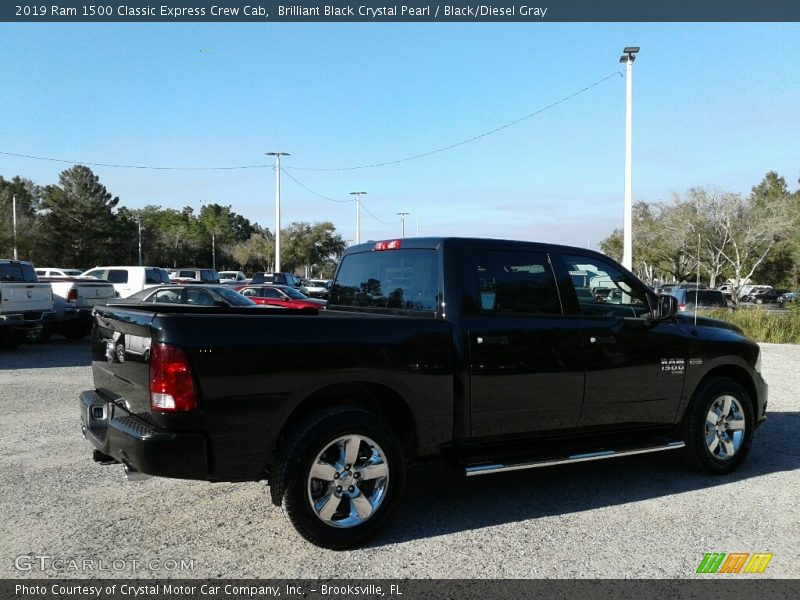 Brilliant Black Crystal Pearl / Black/Diesel Gray 2019 Ram 1500 Classic Express Crew Cab