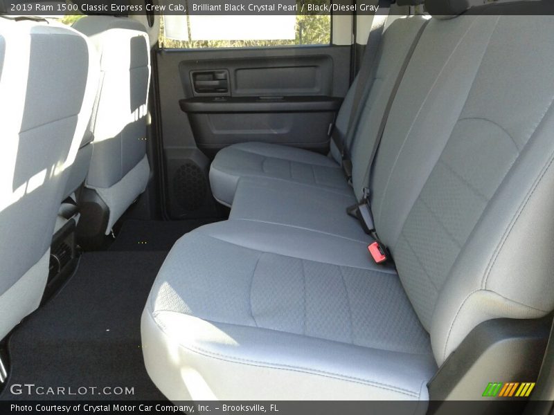 Rear Seat of 2019 1500 Classic Express Crew Cab