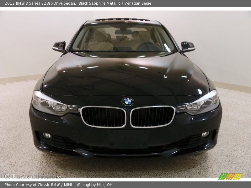 Black Sapphire Metallic / Venetian Beige 2013 BMW 3 Series 328i xDrive Sedan