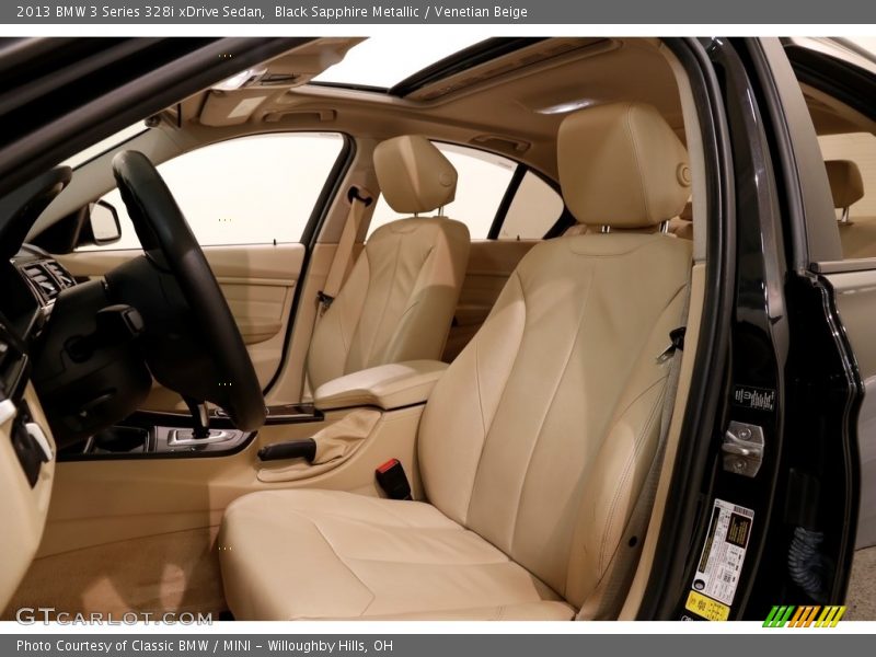 Black Sapphire Metallic / Venetian Beige 2013 BMW 3 Series 328i xDrive Sedan