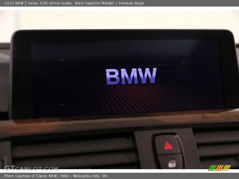 Black Sapphire Metallic / Venetian Beige 2013 BMW 3 Series 328i xDrive Sedan