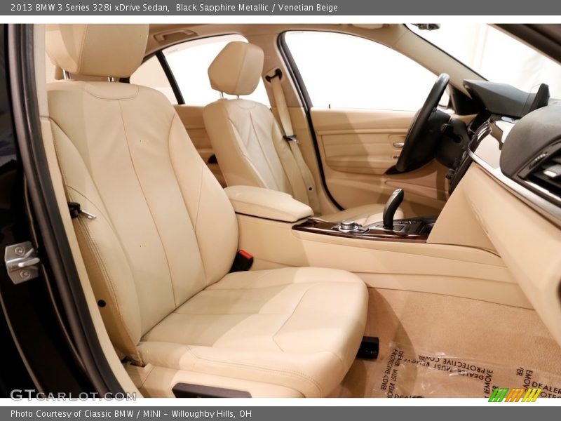 Black Sapphire Metallic / Venetian Beige 2013 BMW 3 Series 328i xDrive Sedan