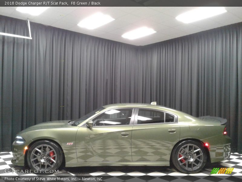 F8 Green / Black 2018 Dodge Charger R/T Scat Pack