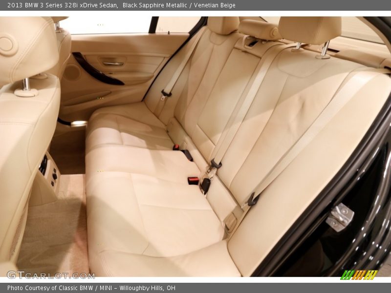 Black Sapphire Metallic / Venetian Beige 2013 BMW 3 Series 328i xDrive Sedan