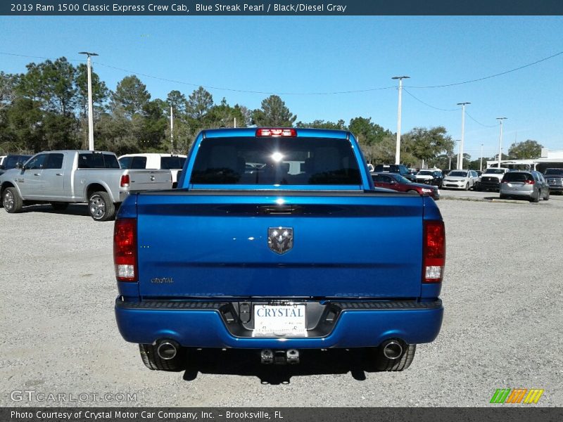Blue Streak Pearl / Black/Diesel Gray 2019 Ram 1500 Classic Express Crew Cab