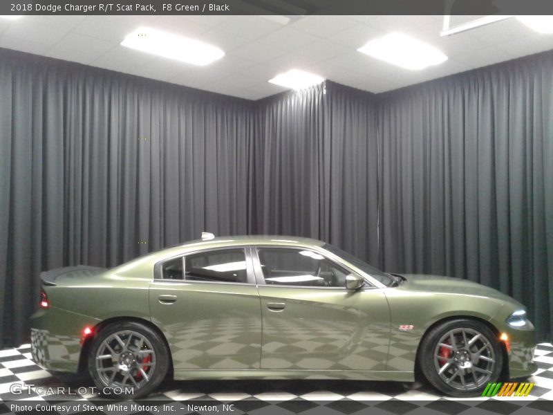 F8 Green / Black 2018 Dodge Charger R/T Scat Pack