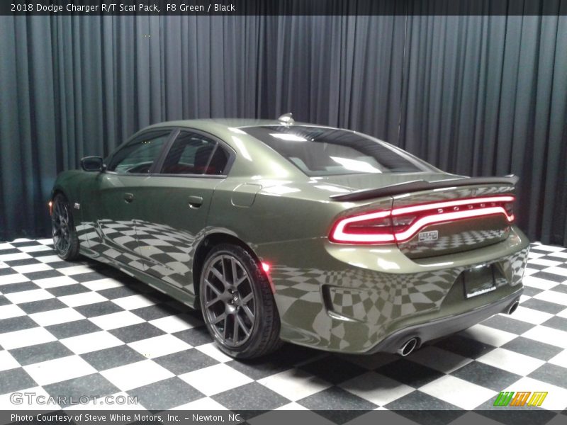 F8 Green / Black 2018 Dodge Charger R/T Scat Pack