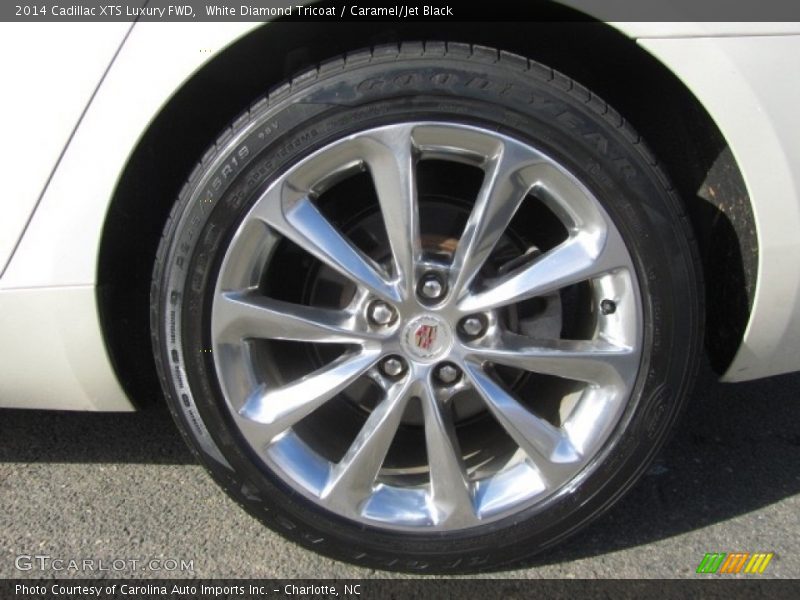 White Diamond Tricoat / Caramel/Jet Black 2014 Cadillac XTS Luxury FWD