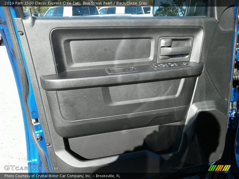 Blue Streak Pearl / Black/Diesel Gray 2019 Ram 1500 Classic Express Crew Cab