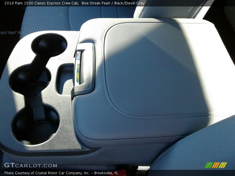 Blue Streak Pearl / Black/Diesel Gray 2019 Ram 1500 Classic Express Crew Cab