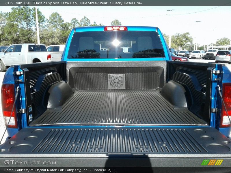 Blue Streak Pearl / Black/Diesel Gray 2019 Ram 1500 Classic Express Crew Cab