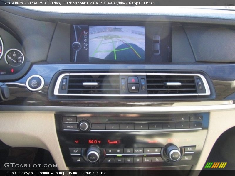 Black Sapphire Metallic / Oyster/Black Nappa Leather 2009 BMW 7 Series 750Li Sedan