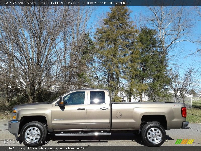 Brownstone Metallic / Jet Black 2015 Chevrolet Silverado 2500HD LT Double Cab 4x4