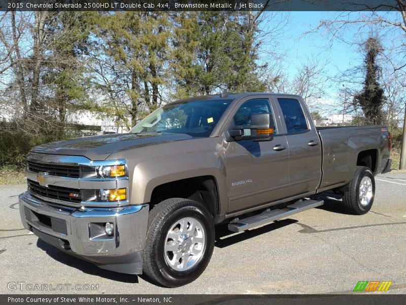 Brownstone Metallic / Jet Black 2015 Chevrolet Silverado 2500HD LT Double Cab 4x4