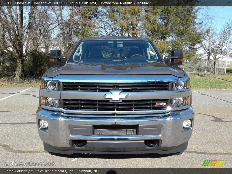 Brownstone Metallic / Jet Black 2015 Chevrolet Silverado 2500HD LT Double Cab 4x4
