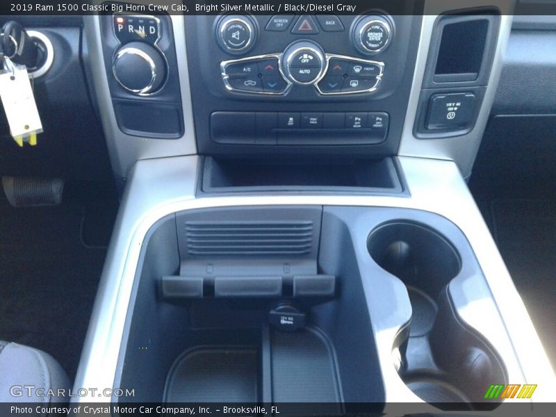 Bright Silver Metallic / Black/Diesel Gray 2019 Ram 1500 Classic Big Horn Crew Cab