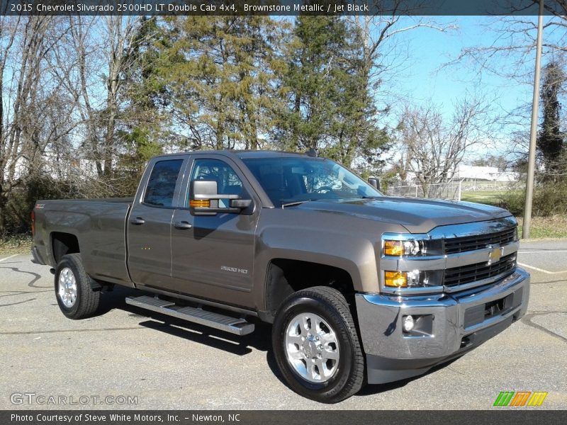 Brownstone Metallic / Jet Black 2015 Chevrolet Silverado 2500HD LT Double Cab 4x4