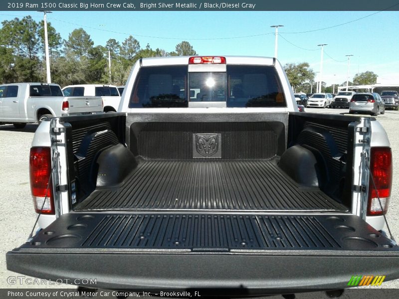 Bright Silver Metallic / Black/Diesel Gray 2019 Ram 1500 Classic Big Horn Crew Cab
