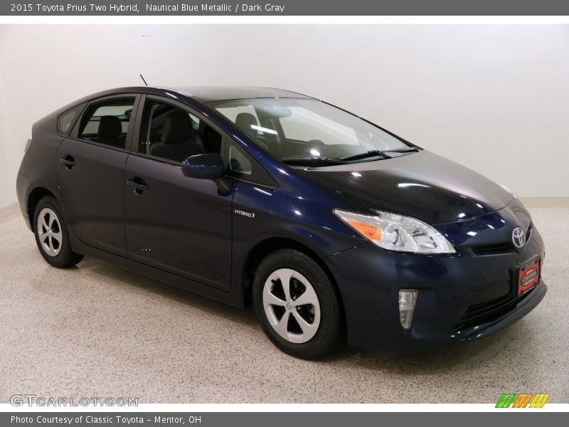 Nautical Blue Metallic / Dark Gray 2015 Toyota Prius Two Hybrid