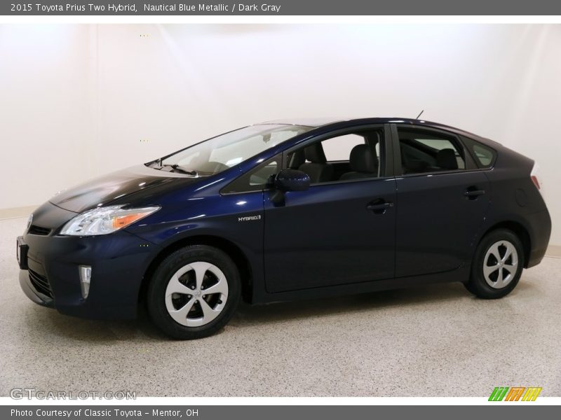 Nautical Blue Metallic / Dark Gray 2015 Toyota Prius Two Hybrid