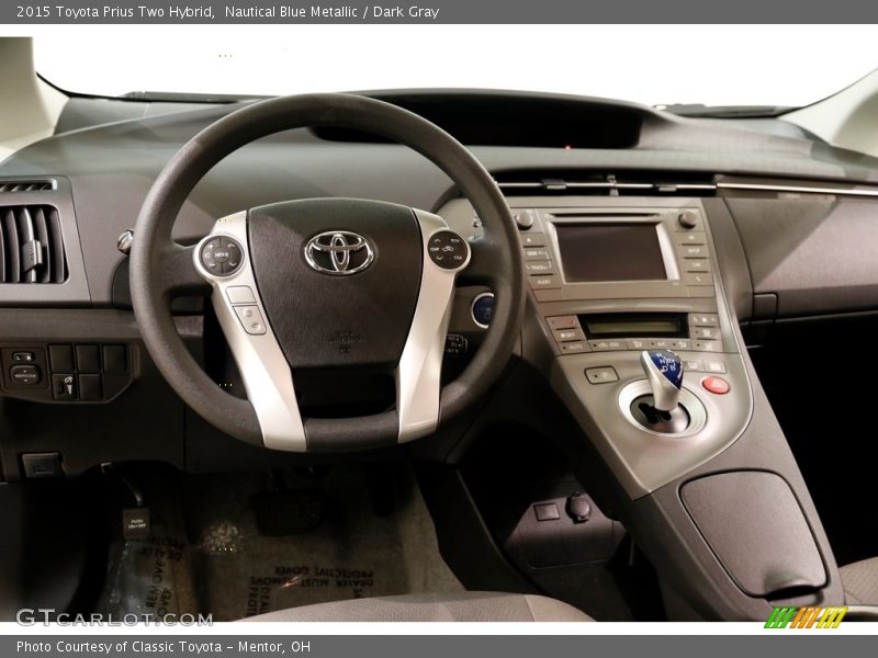 Nautical Blue Metallic / Dark Gray 2015 Toyota Prius Two Hybrid
