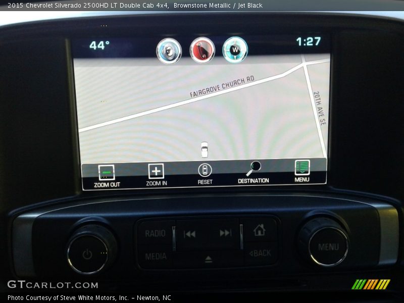 Brownstone Metallic / Jet Black 2015 Chevrolet Silverado 2500HD LT Double Cab 4x4