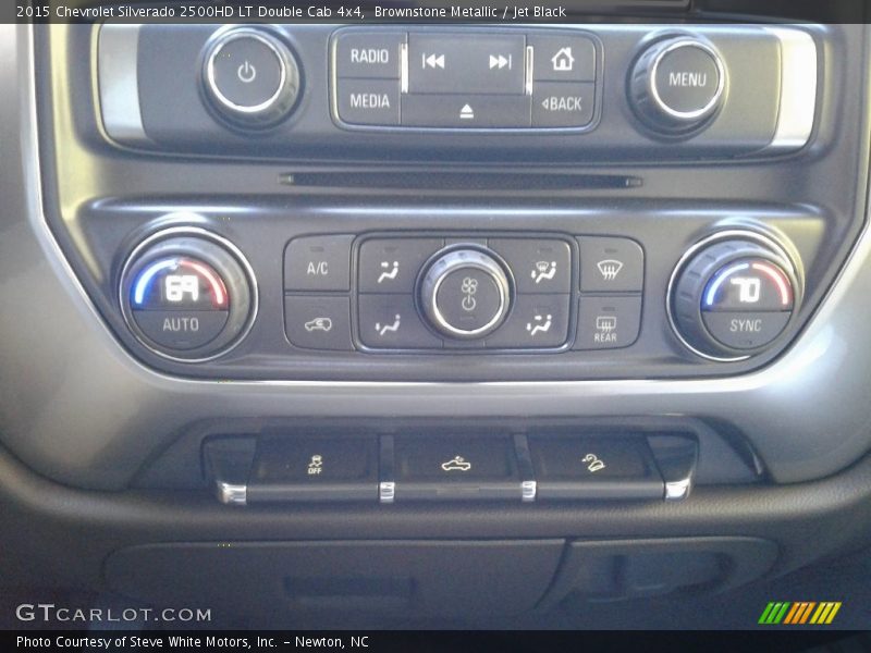 Brownstone Metallic / Jet Black 2015 Chevrolet Silverado 2500HD LT Double Cab 4x4